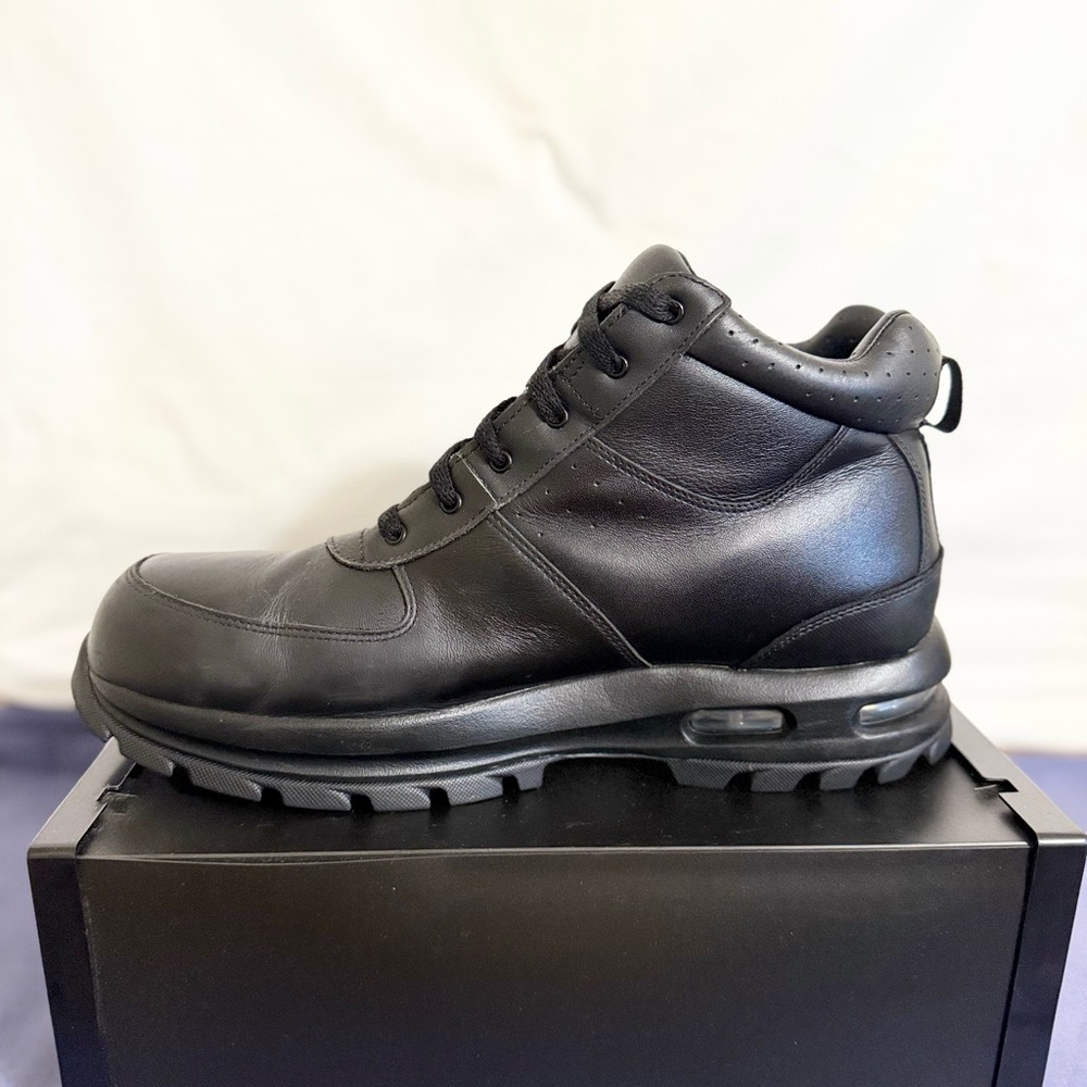 Nike Air Max Goaterra Black size 13 365970-006 PRE-OWNED - Picture 4 of 8